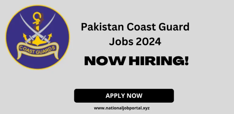 Pakistan Coast Guard Jobs Advertisement 2024 Online Register