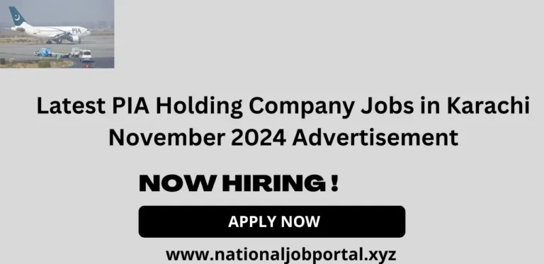 Latest PIA Holding Company Jobs in Karachi November 2024 Advertisement